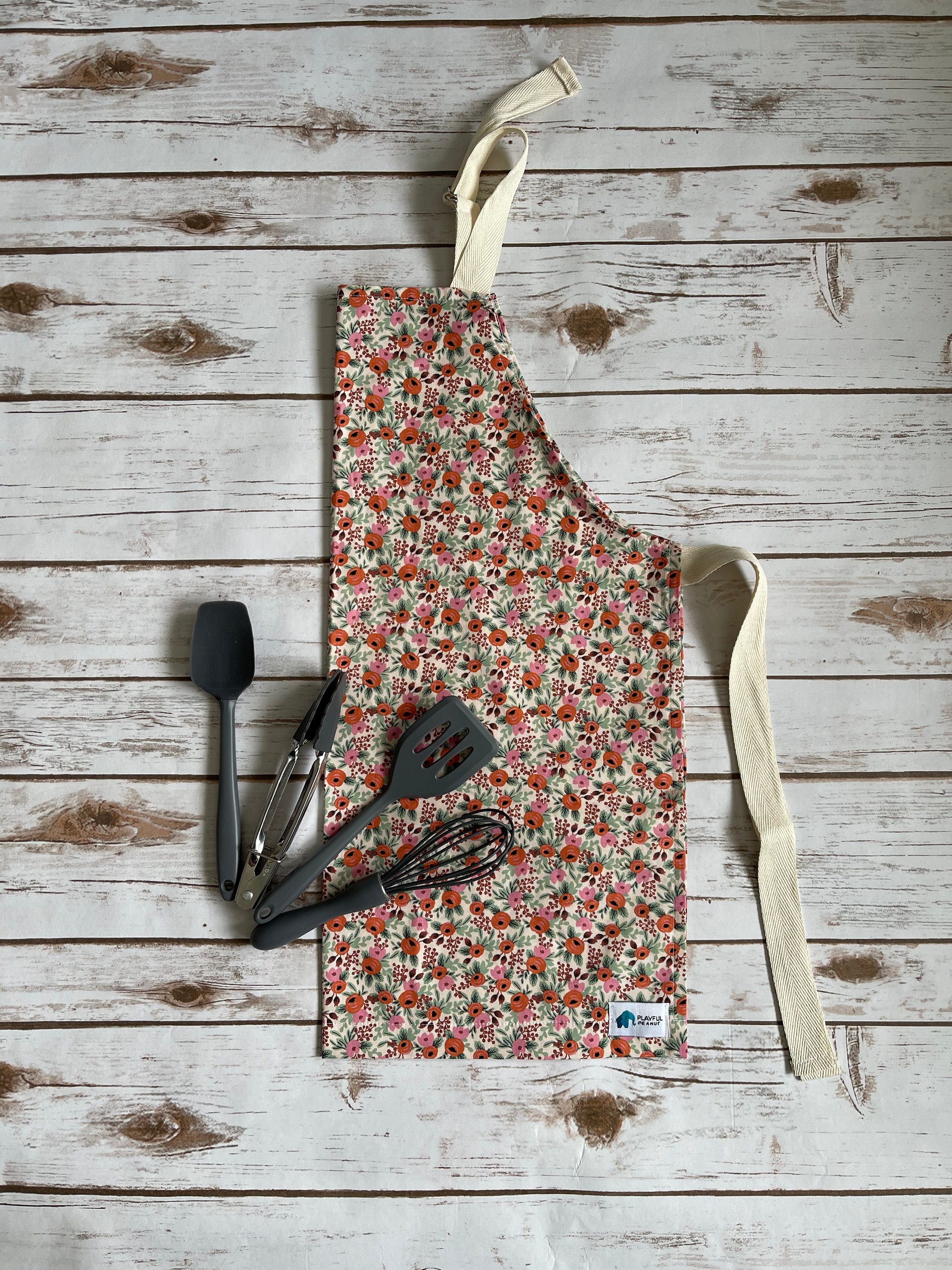 Rifle paper co apron rifle paper apron child apron toddler Etsy