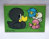 Vintage Ugly Duckling Big Piece Puzzle 1970's