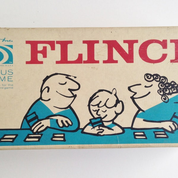 Vintage Flinch Card Game 1963 Parker Brothers