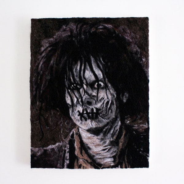 Billy Butcherson - Hocus Pocus - needle-felted wool on canvas