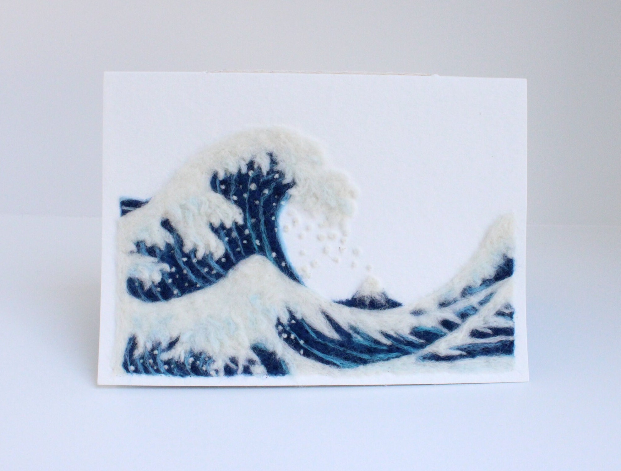 The Great Wave Card - Etsy