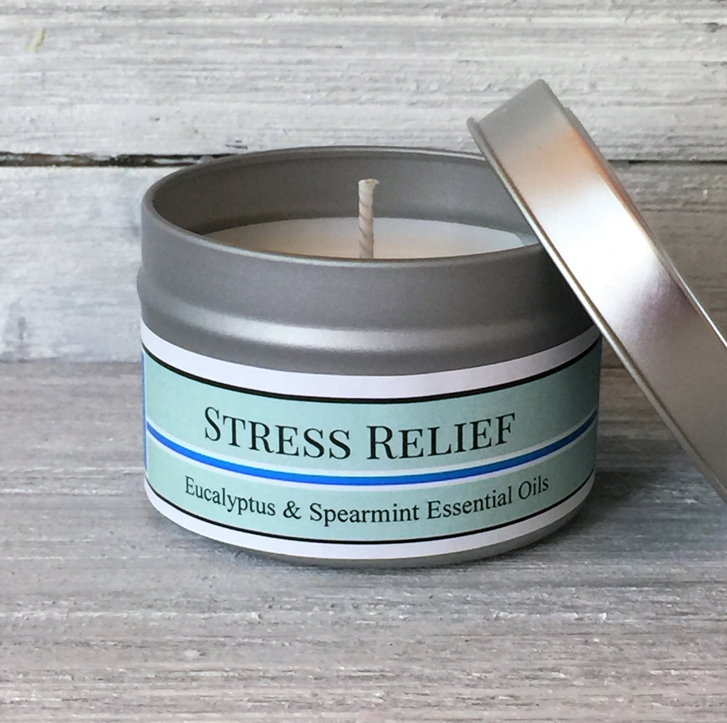 Stress Relief Soy Candle 4 oz aromatherapy soy candle Etsy