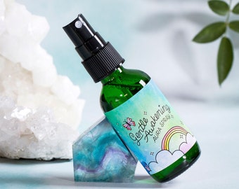 GENTLE AWAKENING | Aura Spray, Essential Oil Mist, Crystal Infused Room & Body Spray