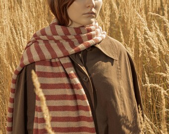 baby alpaca drapey soft handcrafted scarf