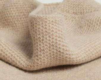 british lambswool handcrafted mid-thigh sweater