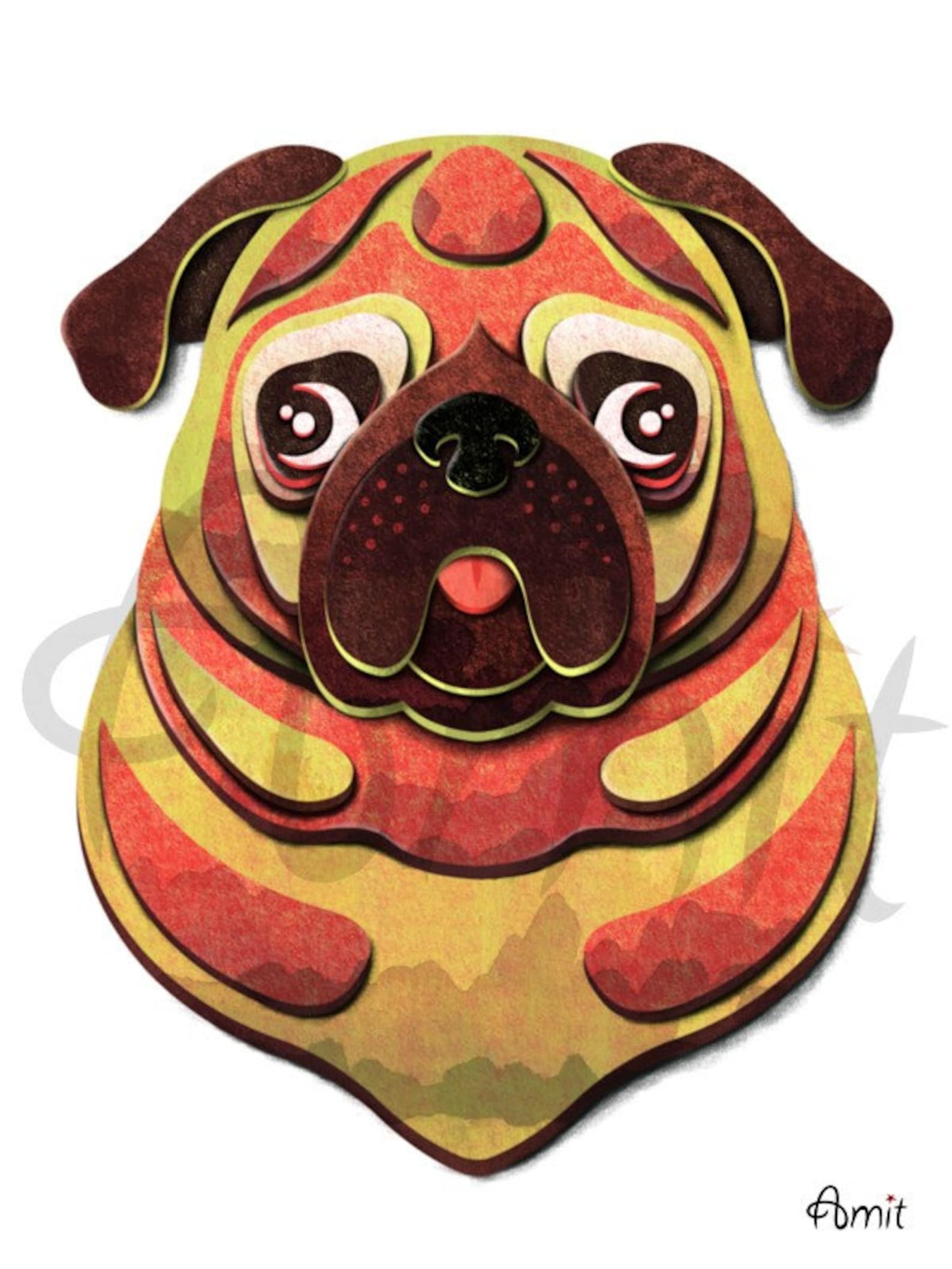 Pug Etsy