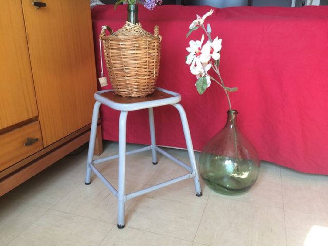 Antique Workshop Stool, Industrial Stool, Mullca Style 1950s 1960s - Etsy