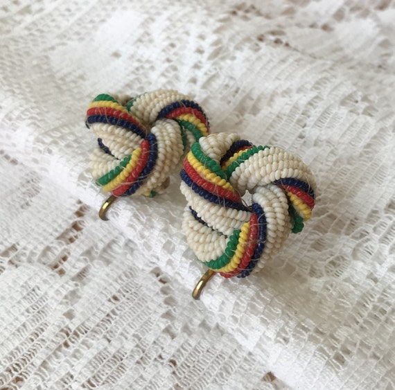 Festive Vintage Swirled Twisted Rope Design Tiny … - image 3