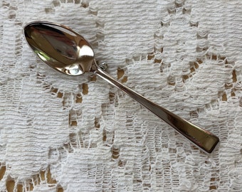 Vintage Simple Style Spoon Shaped Brooch, Signed Towle