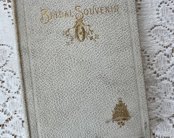 Vintage / Antique Book, The Bridal Souvenir, by Samuel Cutler, 1892 Edition, Poetry / Advice, American Tract Society