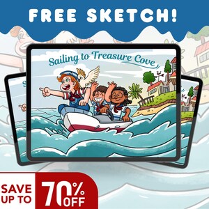 Location d'illustrateurs : illustrations de livres pour enfants et design de couverture personnalisés, oeuvres d'art uniques pour histoires pour enfants, texte illustré auto-édité
