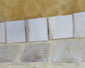 8pc  Oak Boards,5.5"×5.5 squares, craft supplies, wood blanks, DIY projects , etc.