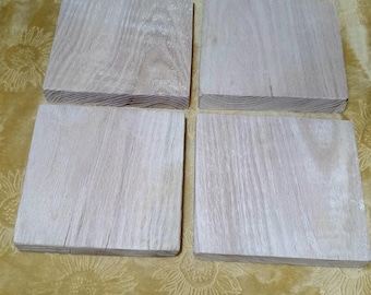 6pc  Oak Boards,6"x6" squares, craft supplies, wood blanks, DIY projects , etc.