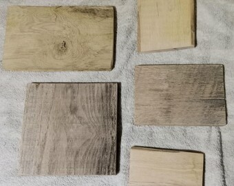 Oak board set wall art home decor painting blanks etc.