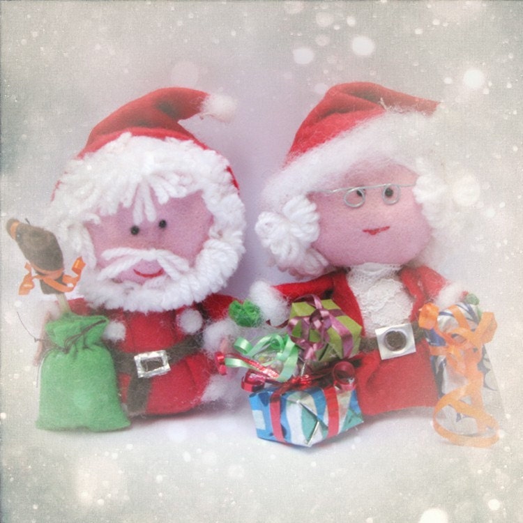 Mrs Santa Claus Cake Topper Custom Handmade Felt Doll Ornament ...