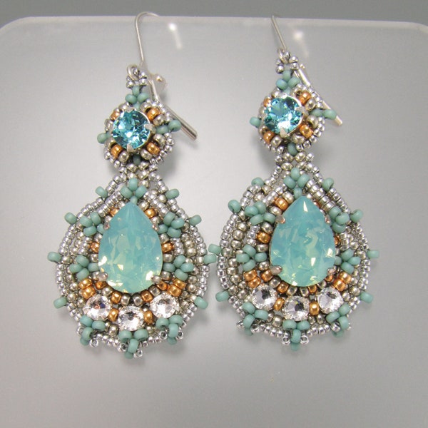 Pretty Posh Earrings - Downloadable PDF Pattern/Tutorial