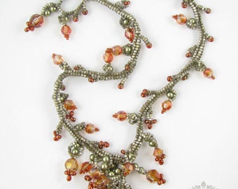 Ochre Necklace - Beading Pattern/Tutorial Downloadable PDF