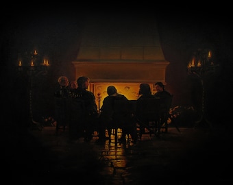 We May Live archival giclee PRINT of Game of Thrones oil painting