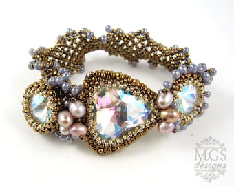 Arabesque Bracelet - Beading Pattern/Tutorial Downloadable PDF