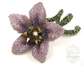 Sharon's Wildflower - Beading Pattern/Tutorial Downloadable PDF