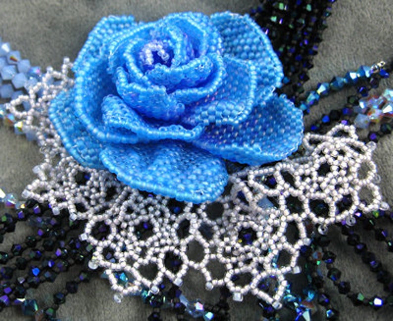 Old-World Roses beading pattern for download PDF tutorial image 2