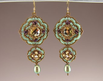 Delicata Earrings - Downloadable PDF Pattern/Tutorial