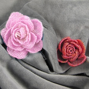 Old-World Roses beading pattern for download PDF tutorial image 1
