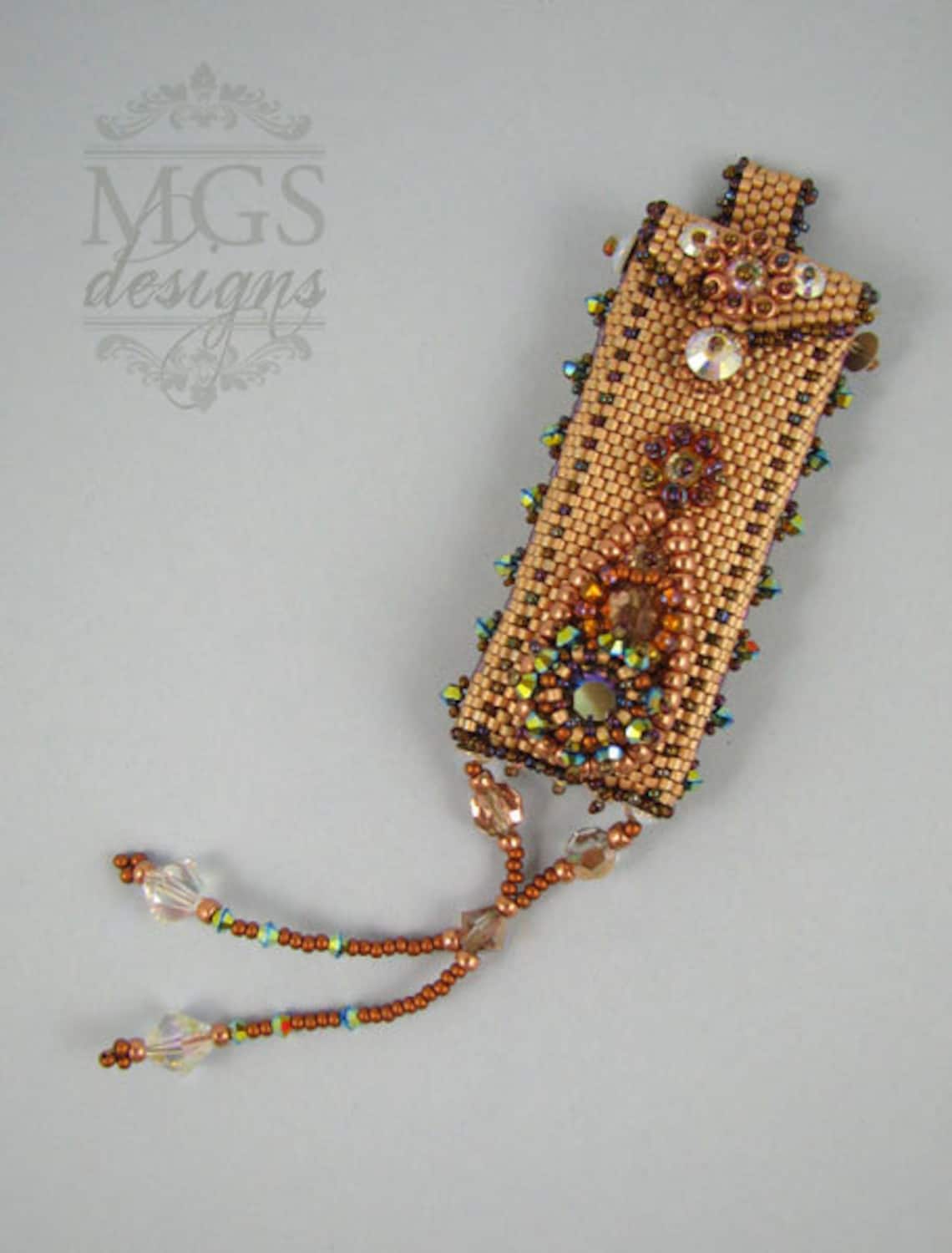 Thumb Drive Case Beading Pattern/tutorial Downloadable PDF Etsy