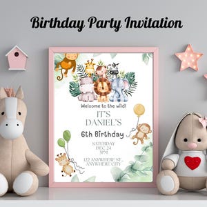 Conjunto de convites para festa de aniversário, convites personalizáveis, convites para eventos, cartões de comemoração, decoração personalizada para festas