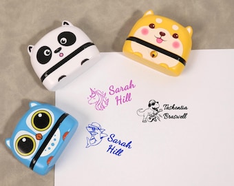 School Uniform Stamp, Custom Kid's Name Stamp, Clothing Label Stamp, Fabric Stamp, Personalized Labels for Child