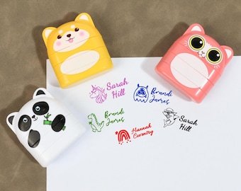 Two-color name stamp, School Label Clothing Stamp, Clothing Label Stamp, Customized Name Stamp, Stamp for Kids, Fabric Stamp, Logo Stamp