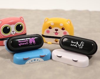 Kleidungs-Namensstempel, Kinderstempel, benutzerdefinierte personalisierter selbstfärbender Kleidungsstempel, Kleidungsstempel, Stoffstempel für das Kinderschule-Kindertagesstätten-Camp