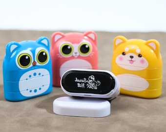 School Label Clothing Stamp, Clothing Label Stamp, Customized Name Stamp, Stamp for Kids, Fabric Stamp, Logo Stamp, Name Stamp