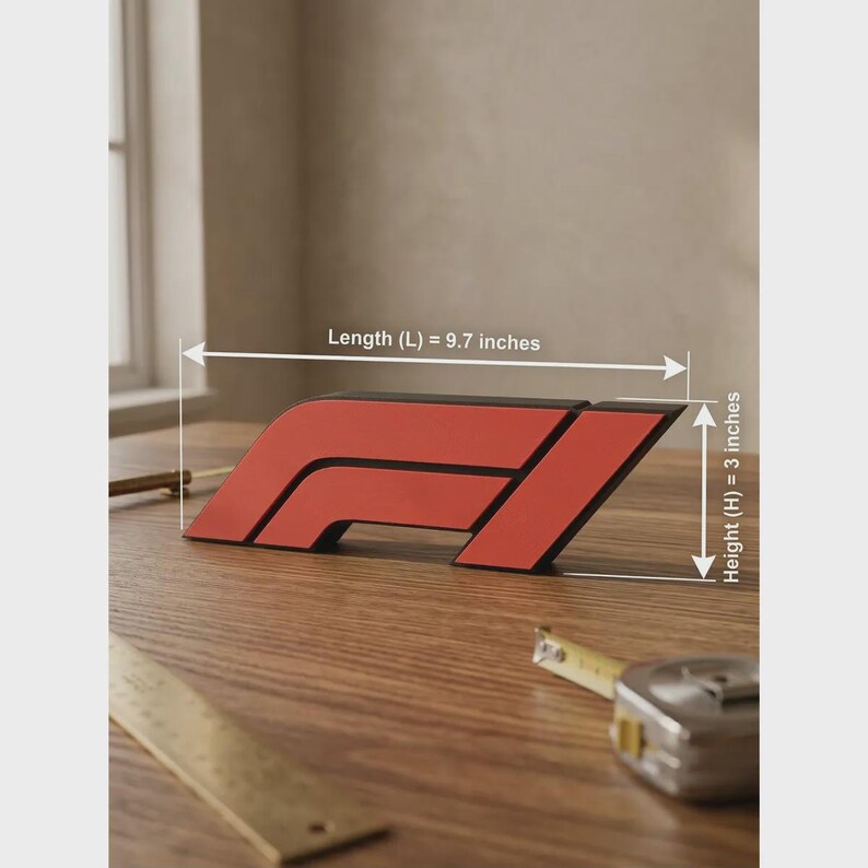 Simple F1 Racing Deco F1 Inspired Logo Sign | Racing Desk Decor | Formula Motorsport Gift - Etsy