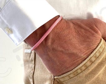 Handmade bracelet, cord bracelet, men's fashion, magnetic clasp bracelet