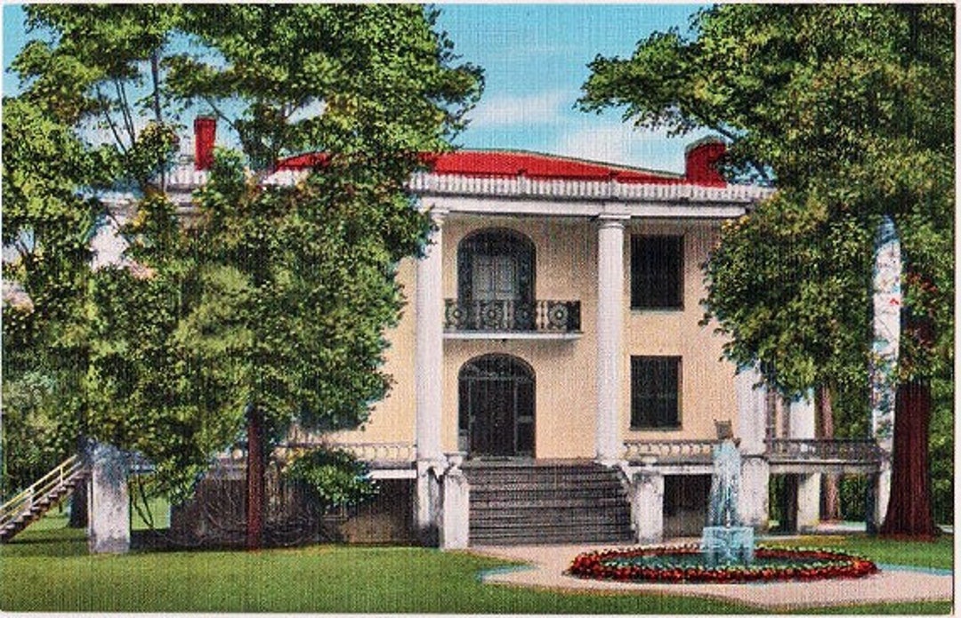 Vintage Postcard St. Elmo Historic Home Columbus Etsy