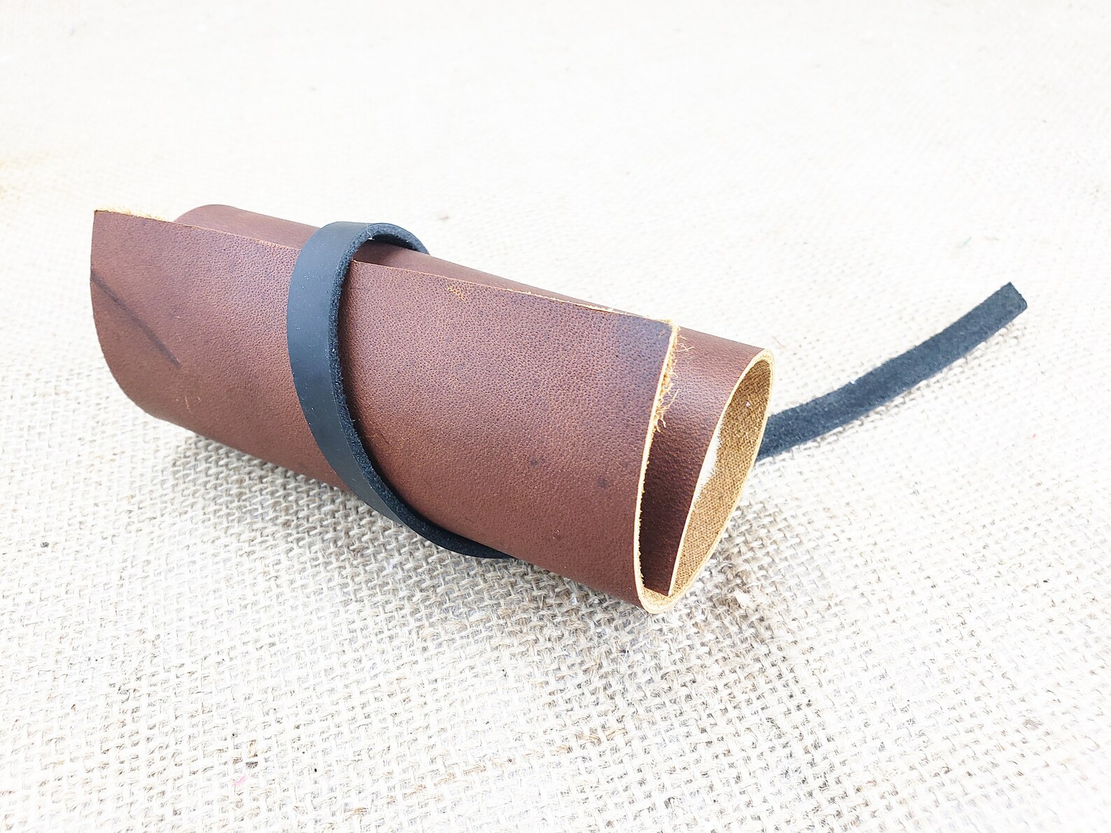 Leather Shaving Brush Roll Leather Brush Case Men's Etsy