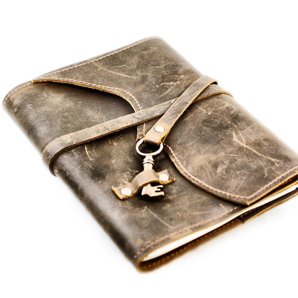 Brown Leather Journal Brown Leather Notebook Travel Journal Gift for Travelers Personalized Leather Diary Adventure Journal Wanderlust Gifts