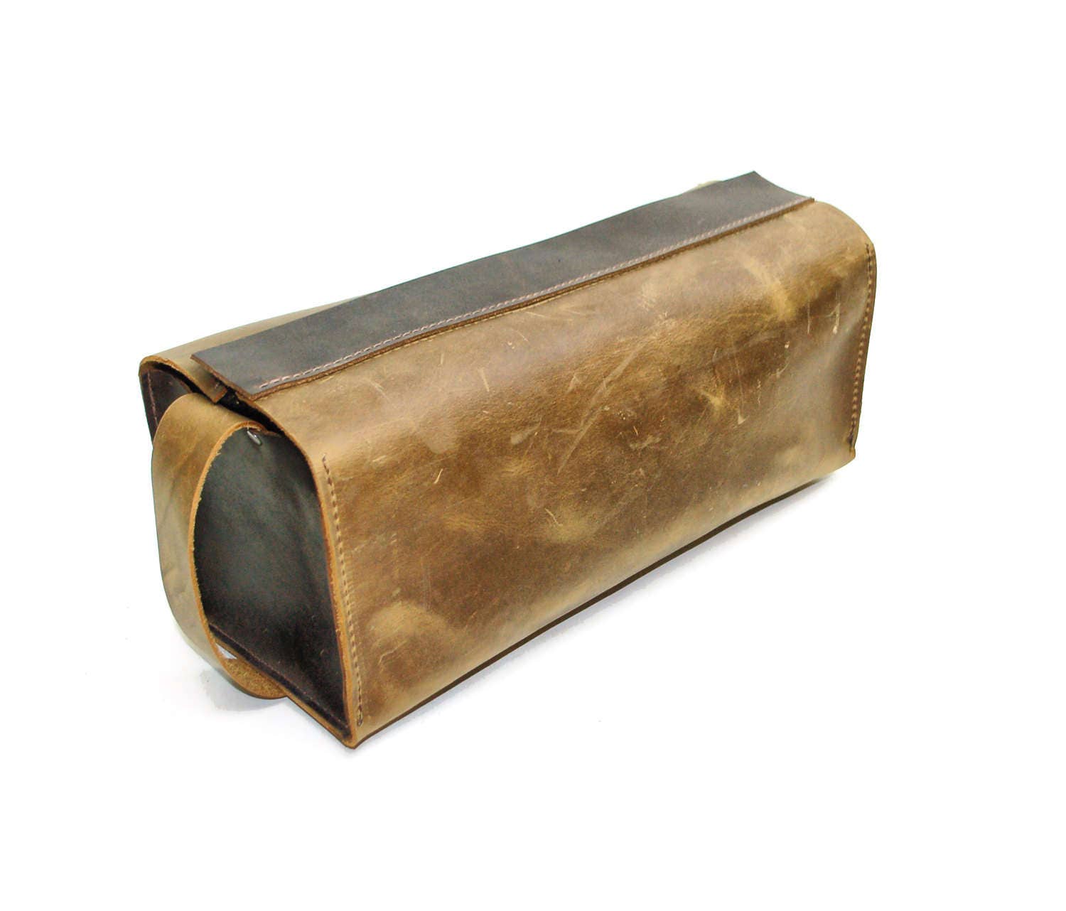 Leather Toiletry Bag - Leather Dopp Kit - Shaving Kit - Shaving Bag - Toiletry Case - Groomsmen Gift for Men