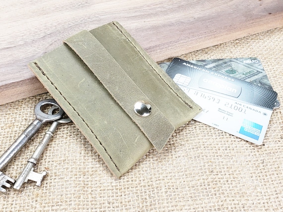 slim card sleeve wallet Card Sleeve XS: Holds 3 cards / Cream White