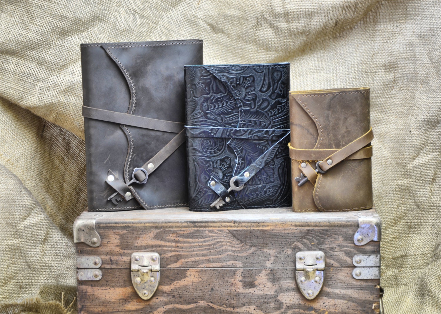 Eco Friendly Journal Refillable Leather Journal Leather Etsy