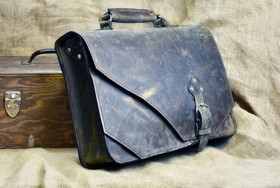 Leder Aktentasche Jubilaumsgeschenk Fur Mann Herren Tasche Etsy