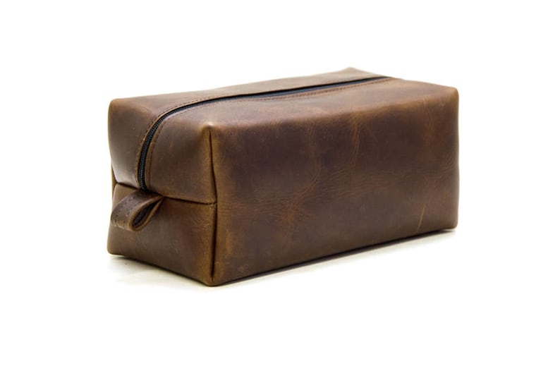 Men Toiletry Bag Mens Leather Toiletry Bag Personalized Etsy