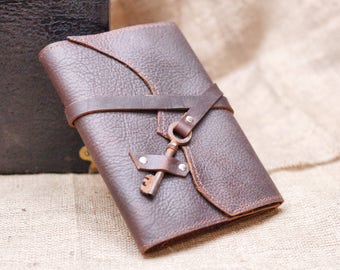 Journal en cuir, Cadeaux pour les gars, Journal en cuir personnalisé, Cadeaux de Noël pour hommes, Journal en cuir