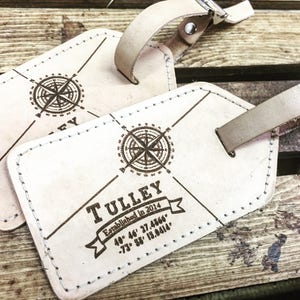 Personalized Luggage Tag Leather Luggage Tag Monogram Luggage Tag Luggage Tags Personalized Mr and Mrs Luggage Tag Custom Luggage Tag Gift
