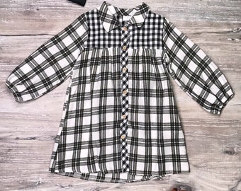 Plaid Toddler Dress - Etsy