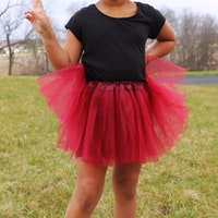 Taara Tutu Skirt- Maroon main image 1