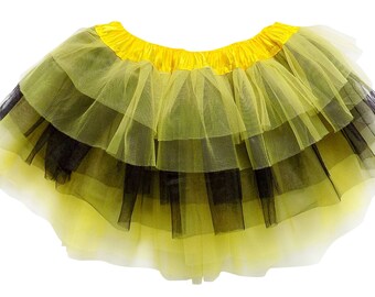 black and yellow tutu baby