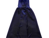 BLACK BLACK Reversible Hooded Cape - Kid, Teen, Adult Women, Men, Girls, Boys, Halloween Costume Accessory Double Sided Cloak, S, M, L