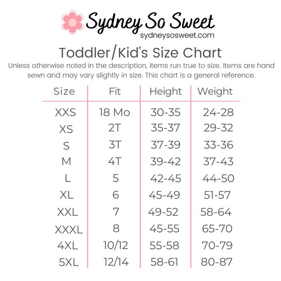 Red dress hotsell boutique size chart